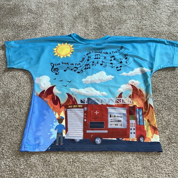 🔥🚒Blippi Fire Truck Tee🚨 - Picture 3 of 6